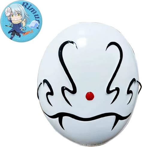 Xtmaz Manz Rimuru Tempest Máscara De Cosplay De Pvc 2022 Con Pin De