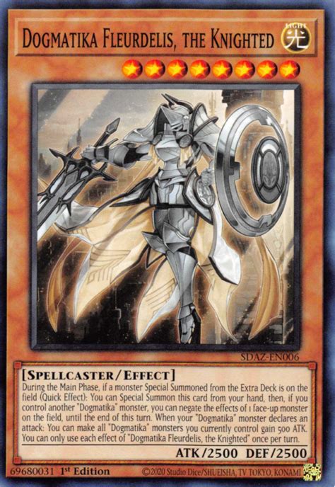 Dogmatika Fleurdelis The Knighted Common Sdaz En006 Yu Gi Oh