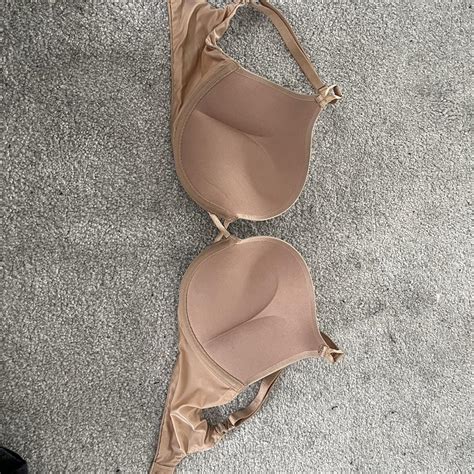 Victorias Secret Nude Bra Never Worn Push Up Bra Depop