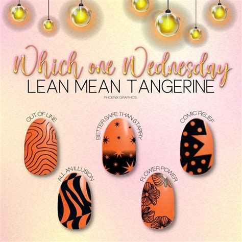 Color Street Lean Mean Tangerine Retired Solid Manicure Nail Strips Etsy