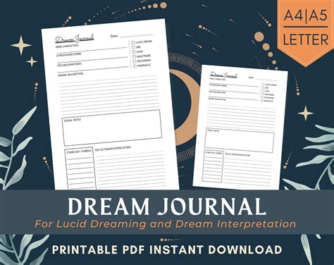 Dream Journal Pdf For Teachers