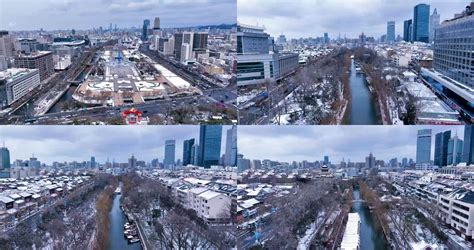 4k 航拍济南冬天雪景视频素材下载编号10189309光厂vj师网