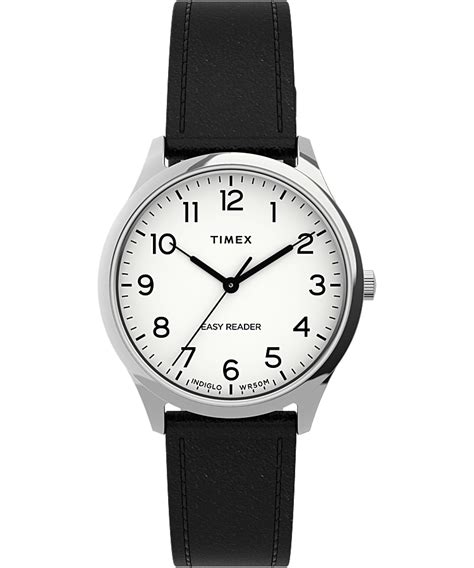 Easy Reader Gen1 32mm Leather Strap Watch Timex US