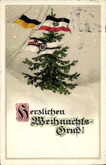 Ansichtskarte Postkarte Gl Ckwunsch Weihnachten Tannenbaum