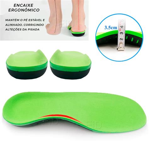 Fascite Plantar Palmilha Ortopedica - Palmilha Ortopédica para Fascite Plantar
