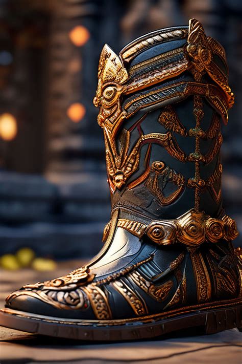Mahabharat Inspired Ancient Indian Warrior Boots By Deathkizer Playground