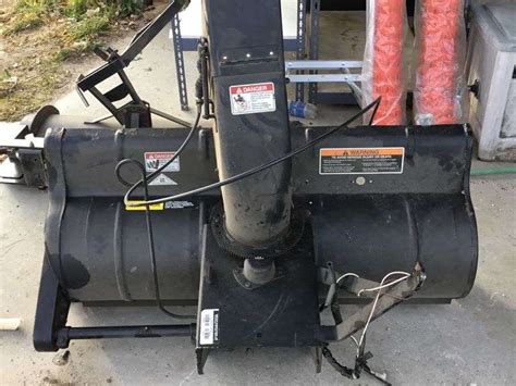 Snowblower With Blade Sherwood Auctions