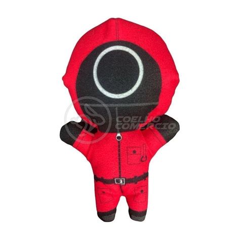 Pelucia Round 6 - Pelucia Round 6 Netflix 26Cm Circulo Preto | Shopee Brasil