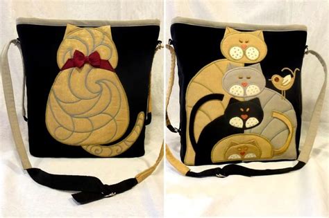 Интересные сумки с удивительными котами создаёт этот мастер. Посмотрите ...