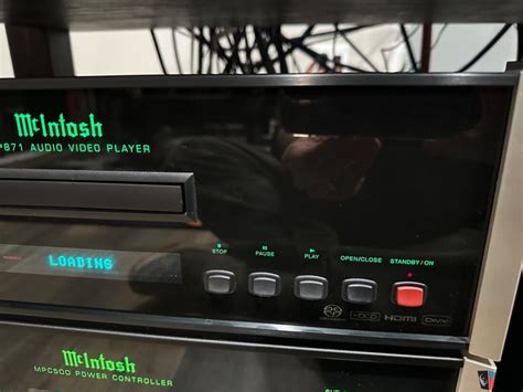 Mcintosh Mvp Sacd Cd Dvd Player With New Remote Make Offer Photo