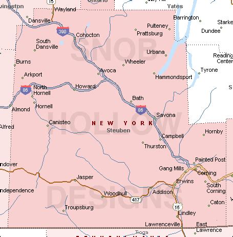 Steuben County Maps Verjaardag Vrouw 2020