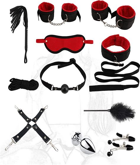 BAOMAZ SM Sex Fesseln Bondage Nippelklemmen BDSM Peitsche Knebel Augenbinde Handschellen