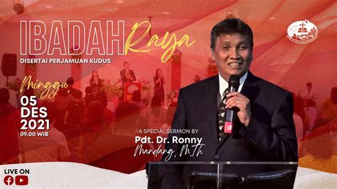 Pdt Dr Ronny Mandang M Th Ibadah Raya GEKARI Damai Sejahtera Batam