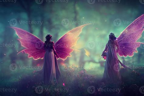 illustration  fairies  mythical wings  stock photo