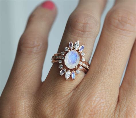 10 Moonstone Engagement Ring Picks - Our Breathtaking Selection | JJ