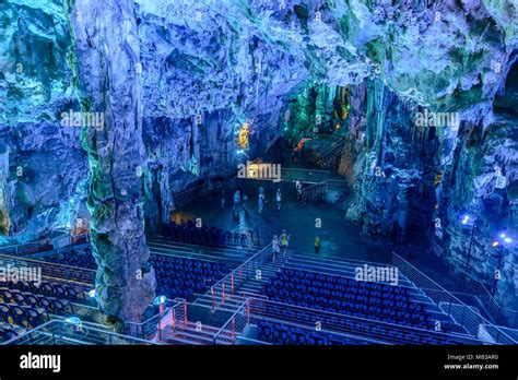 St Michaels Cave Gibraltar Stock Photo Alamy