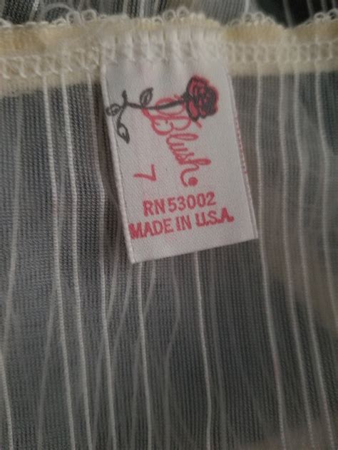 Vintage S Ultra Sheer White Chiffon Nylon Sexy String Bikini Panties SZ MINT NWT