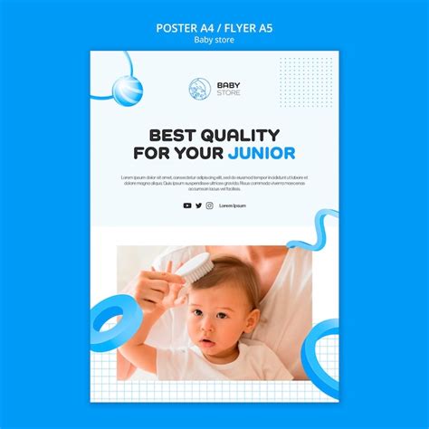 Free Psd Baby Store Invoice Template