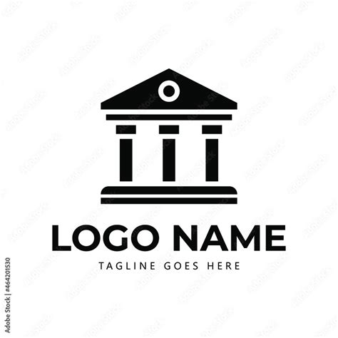 bank business logo template illustration vector graphic stock vector