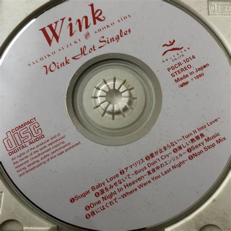 Yahoo オークション Wink ベストアルバム Wink Hot Singles 愛が