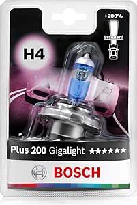 Bosch H4 472 Plus 200 Gigalight Halogen Headlight Bulb 12V 60 55 W