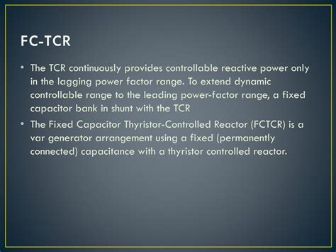 Simulation And Implementation Of Fc Tcr Ppt Download