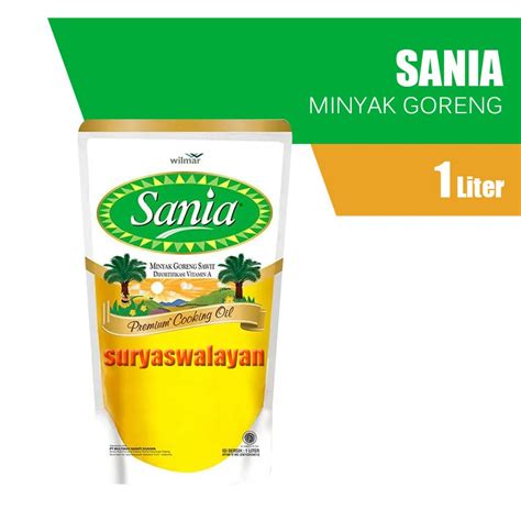 Jual Minyak Goreng Sania Liter Pouch Sania Liter Refill Shopee