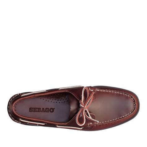 Mens Dockside Portland Leather Boat Shoe Brown Gum Mens Sebago® Shoes