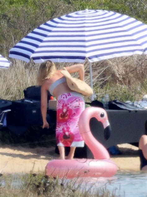 Pregnant MARGOT ROBBIE in Bikini and Tom Ackerley at Summer Holiday in