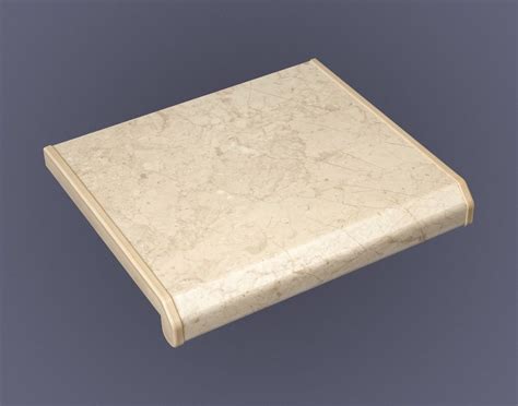 Подоконник пластиковый Комфорт бежевый мрамор глянец 15 см на ...