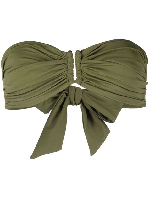 Self Portrait Bandeau Bikini Top Brown Artofit