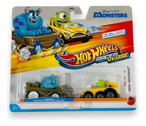 Hot Wheels Monsters Inc Sulley Y Mike Wazowski Disney Pixar Sulley Contra Mike Wazowski Meses