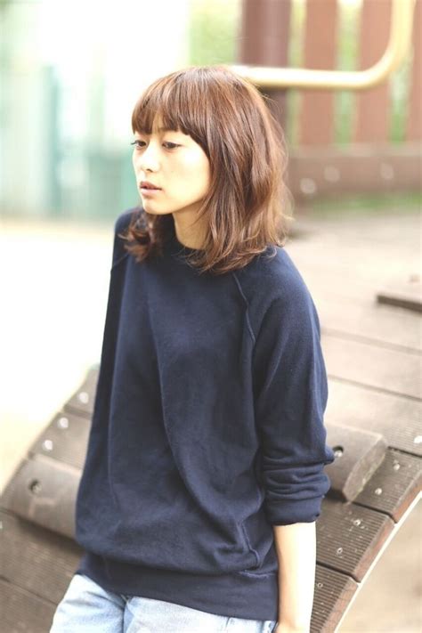 Pin by Akiko Oku on 髪型 Medium hair styles Long hair styles Dark blonde hair