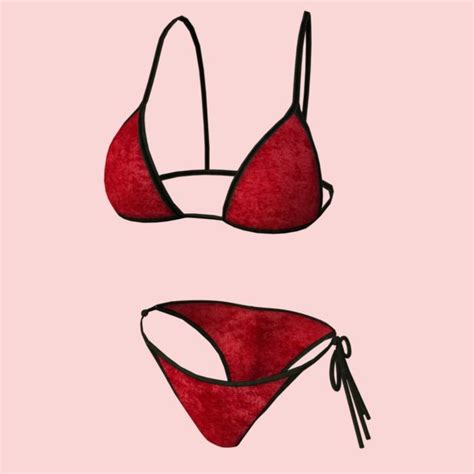 Sexy Red Santa Bikini P D Model In Giyim Dexport