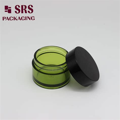 Different Size Petg Plastic Single Wall Cosmetic Cream Jar Srs Packaging