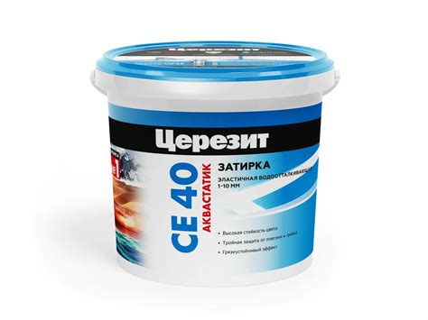 CE 40/1кг Aquastatic Затирка аквастатик (белая 01) 1 кг Церезит купить ...
