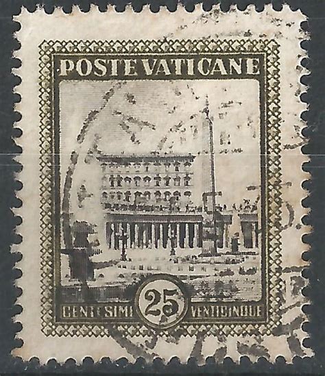 25 Freimarke Poste Vaticane 25 Cent Vatikan