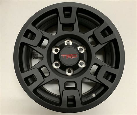 Toyota Genuine Toyota Inch Trd Pro Wheels In Matte Black