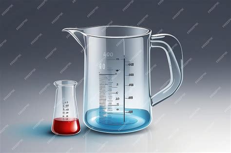 Premium Photo The Scale Measuring Jug 400ml Jug With Measuring Scale