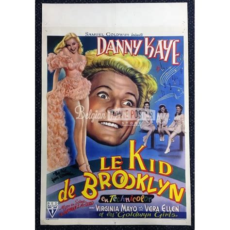 Kid From Brooklyn Belgian Movie Poster Store