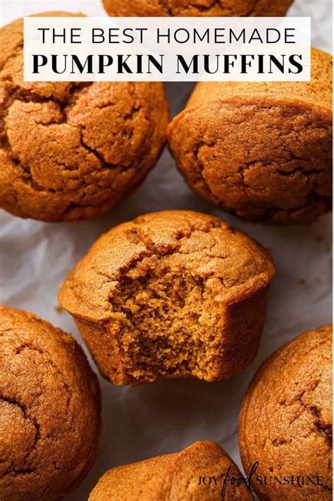 Best Homemade Pumpkin Muffins Fall Baking Recipes Pumpkin Recipes