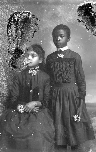 Black Thenflash Black Photo Two African American Girls Black Then