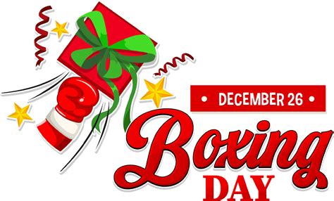 Boxing Day Banner Design 13999353 Vector Art At Vecteezy