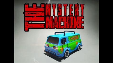 Making The Mystery Machine Paper Craft Car Youtube