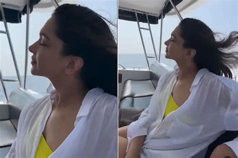 Deepika Padukone Wearing A Bright Yellow Bikini Check It
