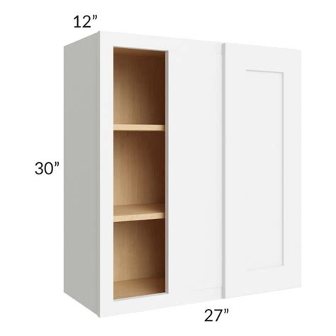 Royal White Shaker 27x30 Blind Wall Cabinet