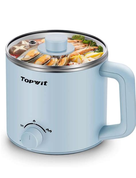 Topwit Hot Pot Electric Electric Pot 1 6L Ramen Cooker Multifunctional Electric Cooker For
