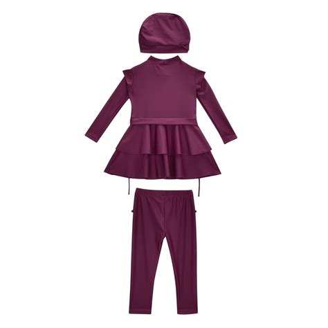 Lojoutye Swimsuit Kid Bikinis For S Piece Full Cover Hijab Y Bikini Arabic Swimwear
