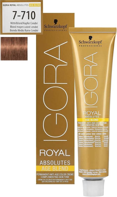 Schwarzkopf Ir Absolutes Age Blend Medium Blonde Copper Cendre Ml Buy Now With Express
