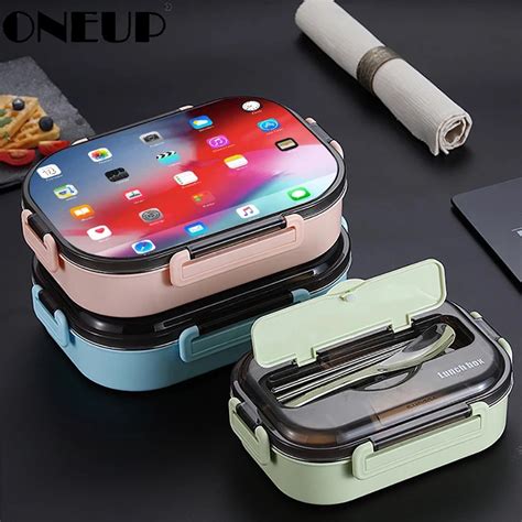 Oneup Portable Stainless Steel Lunch Box New Hot Japanese